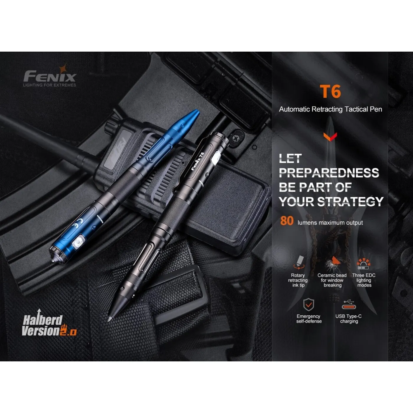 Fenix T6 Taktischer Kugelschreiber